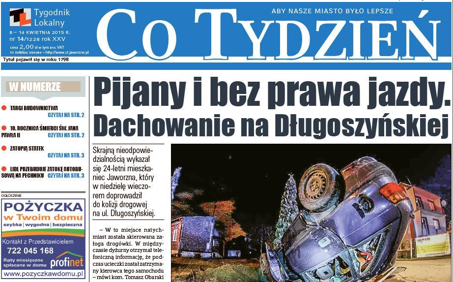 Środowy przegląd prasy - „Co tydzień” w kioskach