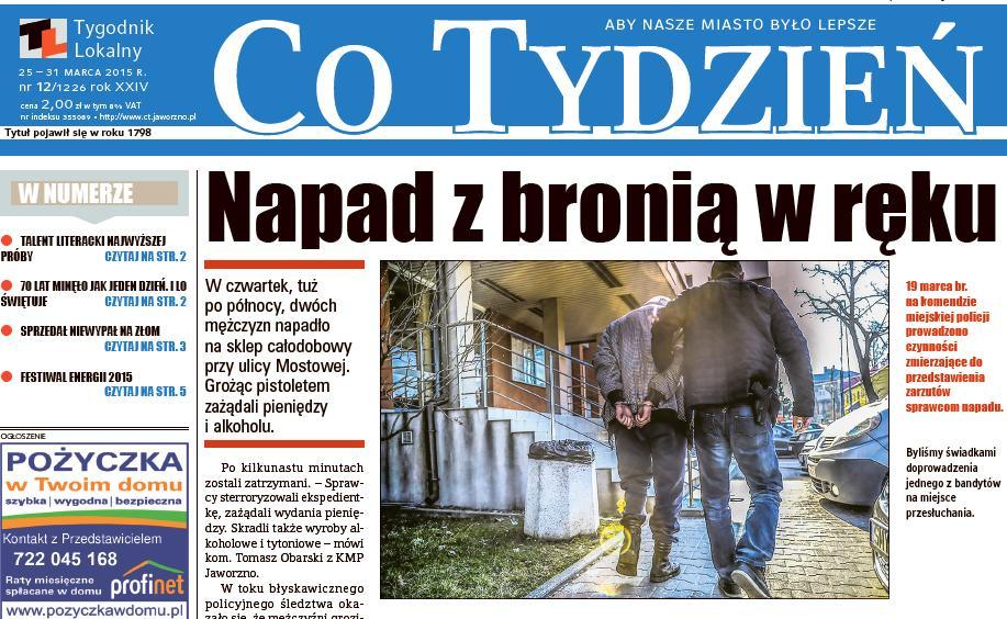 Środowy przegląd prasy - „Co tydzień” w kioskach