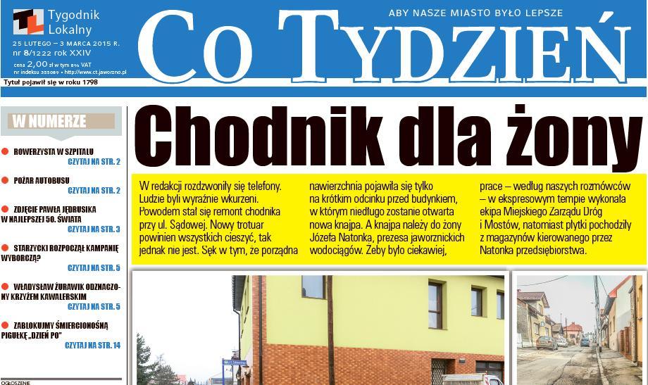 Środowy przegląd prasy - „Co tydzień” w kioskach