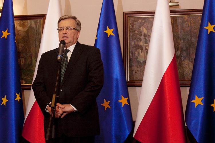 Bronisław Komorowski z samorządowcami w Katowicach
