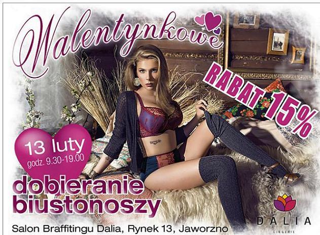 Walentynkowe dobieranie biustonoszy