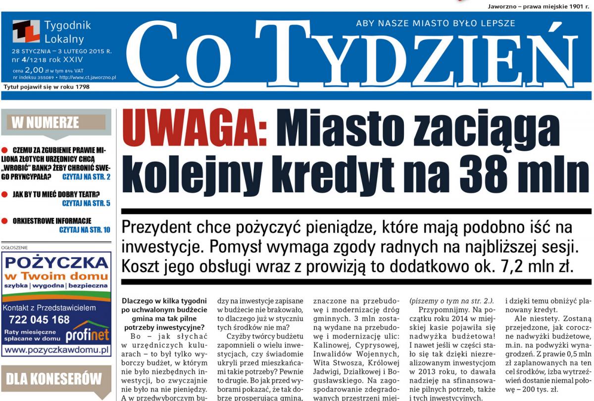 Środowy przegląd prasy. „Co tydzień” w kioskach
