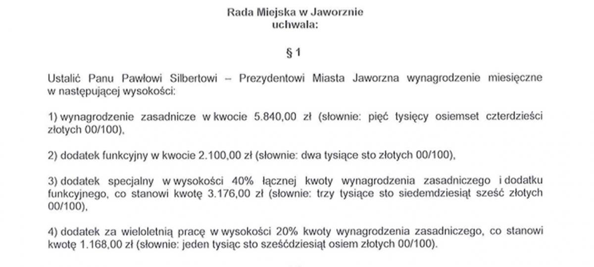 Wynagrodzenie Pawła Silberta ustalone