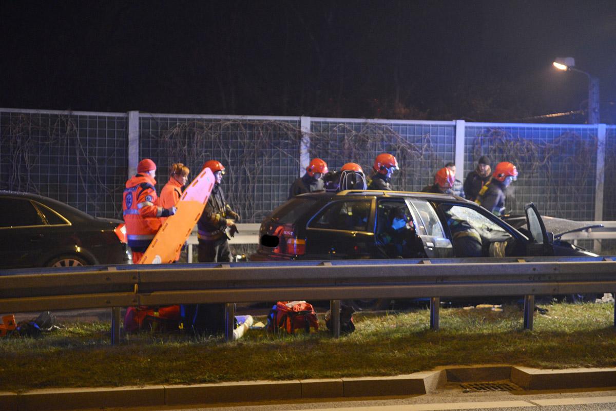 Wypadek na obwodnicy. Jedna osoba w szpitalu