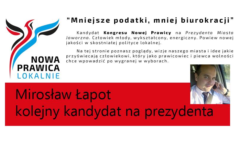 Komitet Wyborczy Nowa Prawica wystawia kandydata na prezydenta