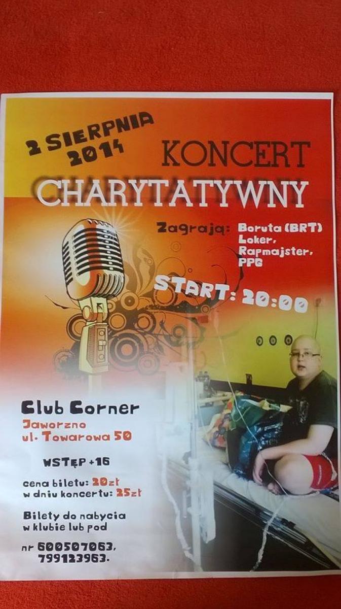Koncert charytatywny dla Kacpra Homika