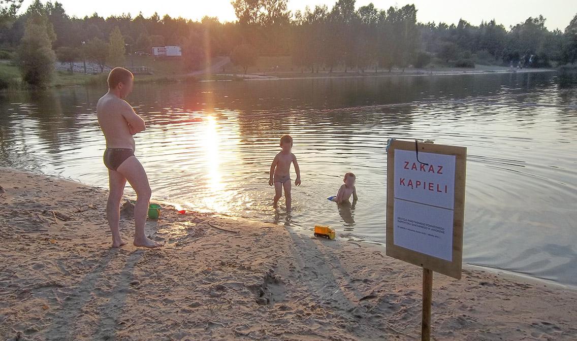 Zakaz kąpieli na Sosinie do czwartku?