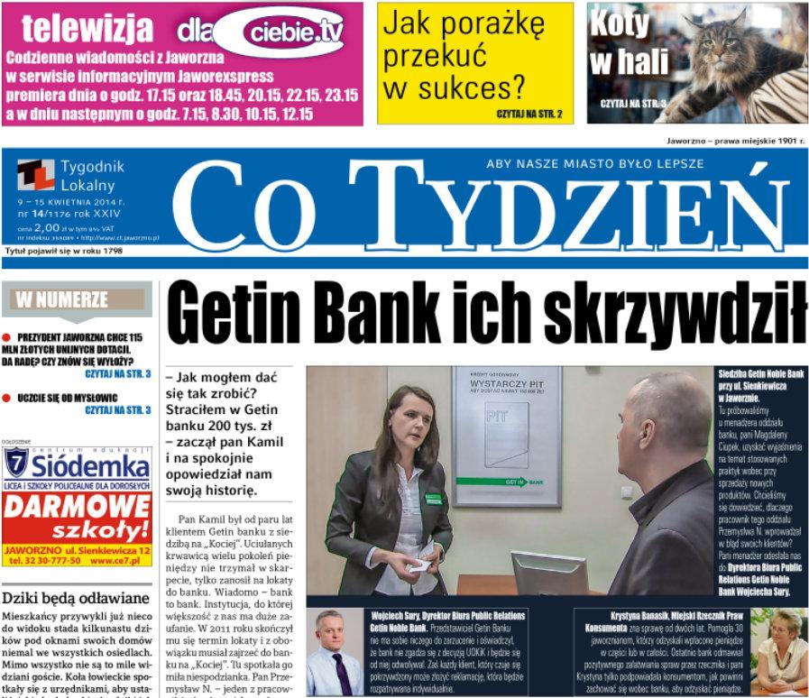 Środowy przegląd prasy -”Co tydzień” już w kioskach