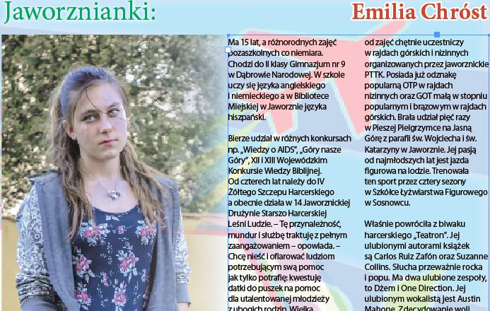 Jaworznianki: Emilia Chróst
