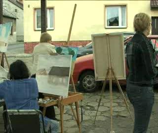 Plener malarski na Małym Rynku