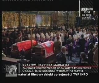 Pogrzeb pary prezydenckiej na Wawelu