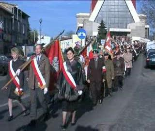 Święto Niepodległości - przed pomnikiem