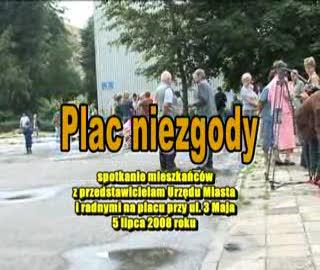 Relacja z placu przy ul. 3 Maja