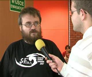Andrzej Pilipiuk w Bibliotece Miejskiej
