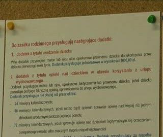 Krótka kolejka po zasiłek