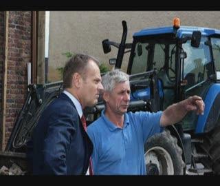 Premier Donald Tusk w Bieruniu