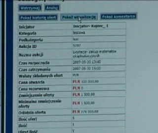Elektroniczne licytacje w Urzędzie Miejskim
