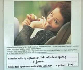 Bezpłatne badania piersi