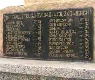 Uroczystości pod Pomnikiem Ofiar Faszyzmu w Ciężkowicach