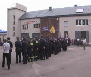 Odznaczenia na jubileuszu OSP Dąbrowa Narodowa