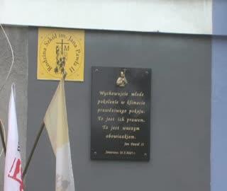 Rocznica pontyfikatu papieża Jana Pawła II w Ośrodku Szkolno-Wychowawczym 