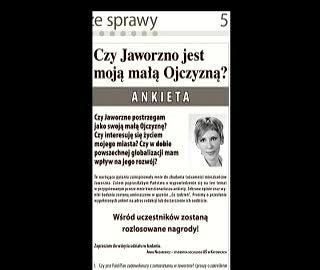 Czy Jaworzno jest moją małą Ojczyzną ?