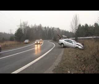 Czołowe zderzenie na obwodnicy C.D.