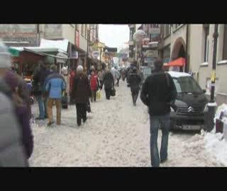 Obrazki z odśnieżanego miasta
