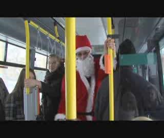 Św. Mikołaj jeździł autobusem
