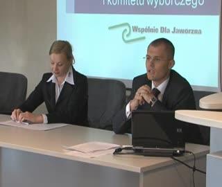 Konferencja prasowa Pawła Kaczmarczyka i WDJ