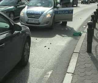 Potrącona kobieta w Rynku