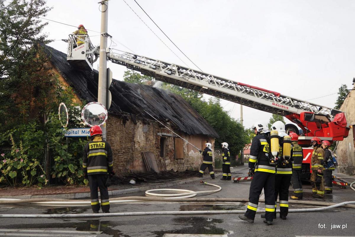 Pożar na Obrońców Poczty Gdańskiej