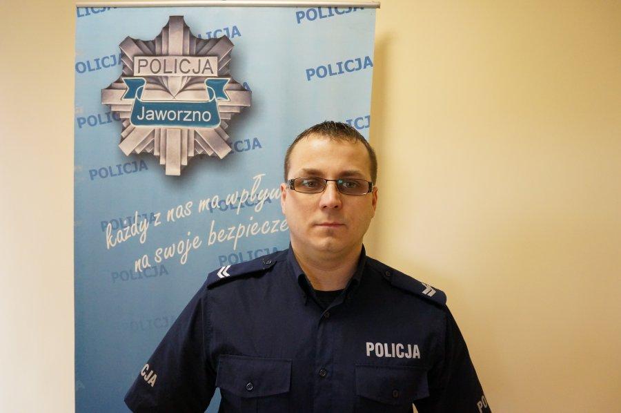 Jaworznicki policjant znów uratował człowieka