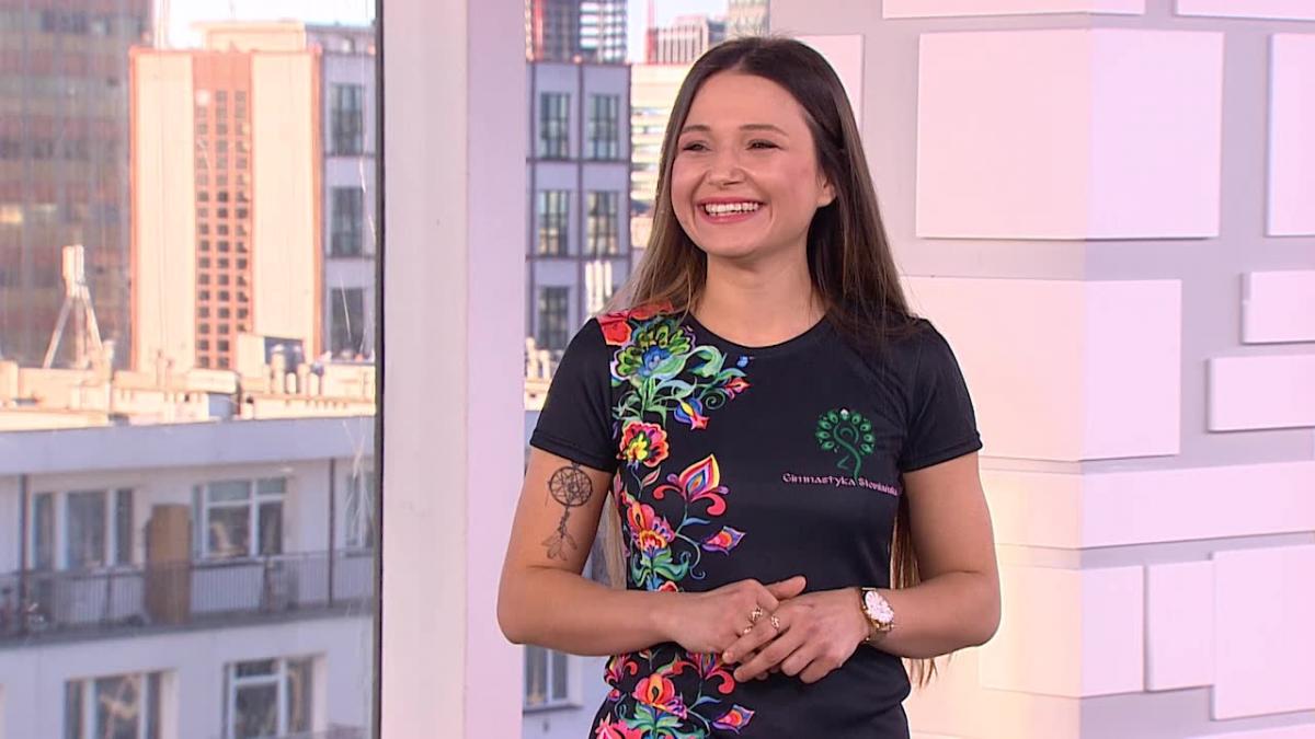 Dominika Kielmas, prowadzi zajęcia z gimnastyki słowiańskiej również w Jaworznie