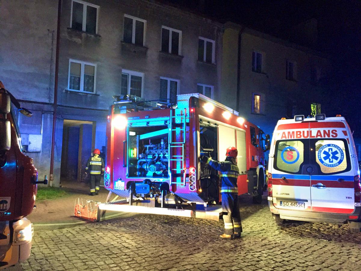 Pożar mieszkania przy ul. Partyzantów