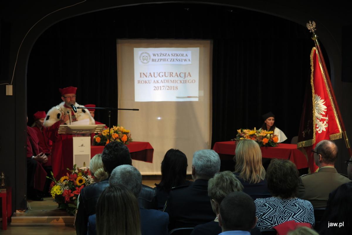 Inauguracja roku akademickiego w Wyższej Szkole Bezpieczeństwa