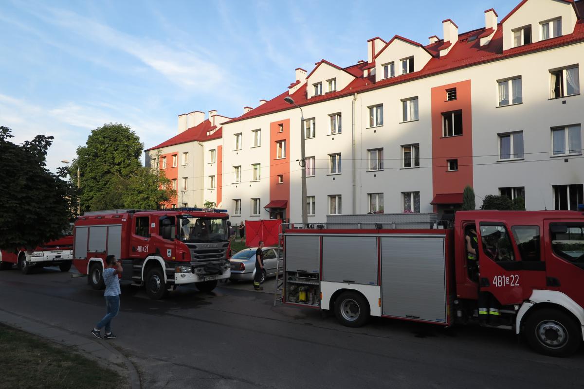 Pożar na Chopina. Nie żyje jedna osoba