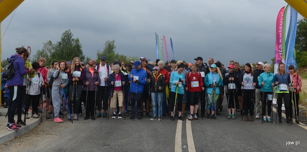 408 osób na starcie VI Jaworznickiego Rajdu Nordic Walking