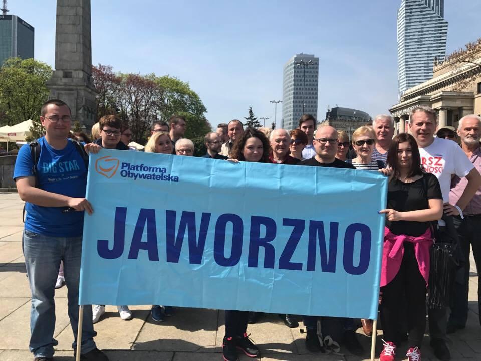 Jaworznianie na Marszu Wolności
