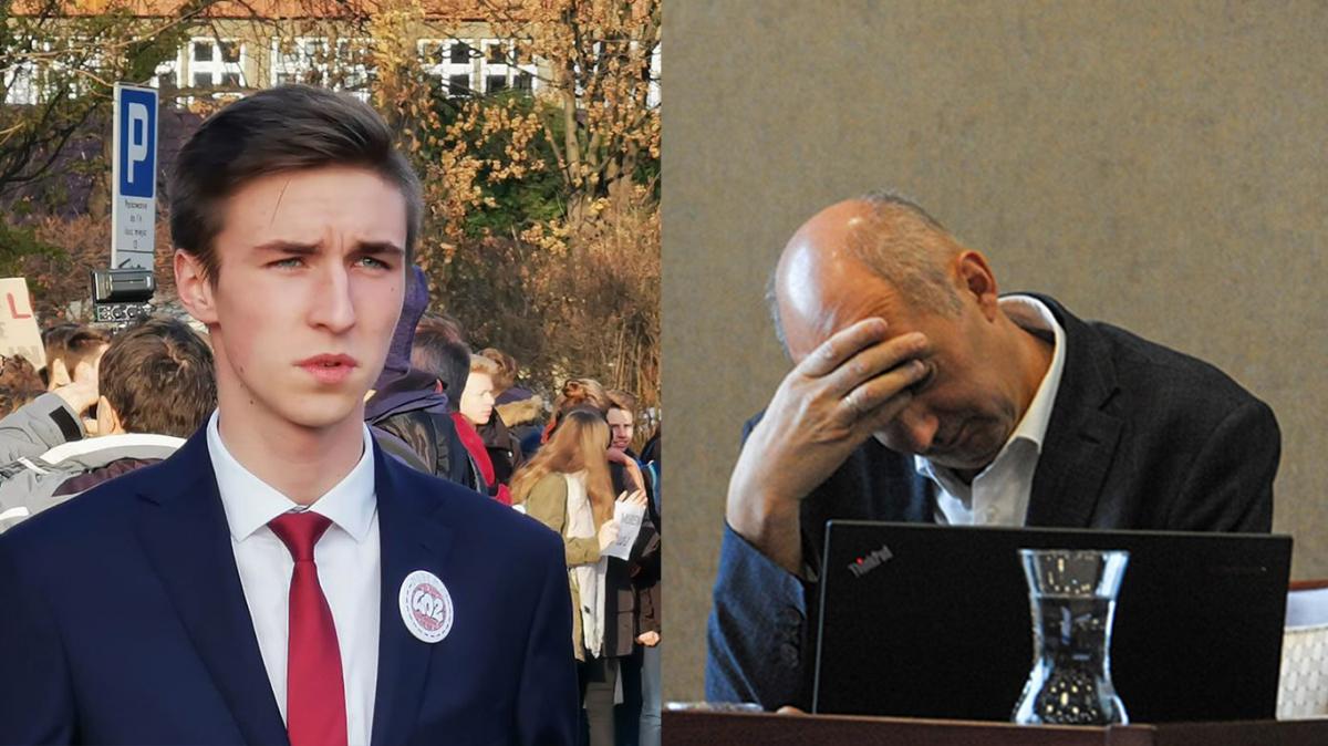 Pawłowi Silbertowi puściły nerwy po pytaniach nastolatka