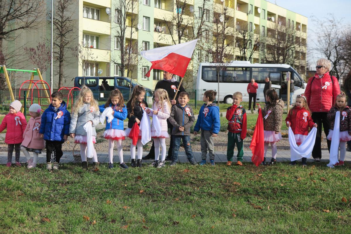Przedszkolaki uczciły 101. rocznicę odzyskania niepodległości