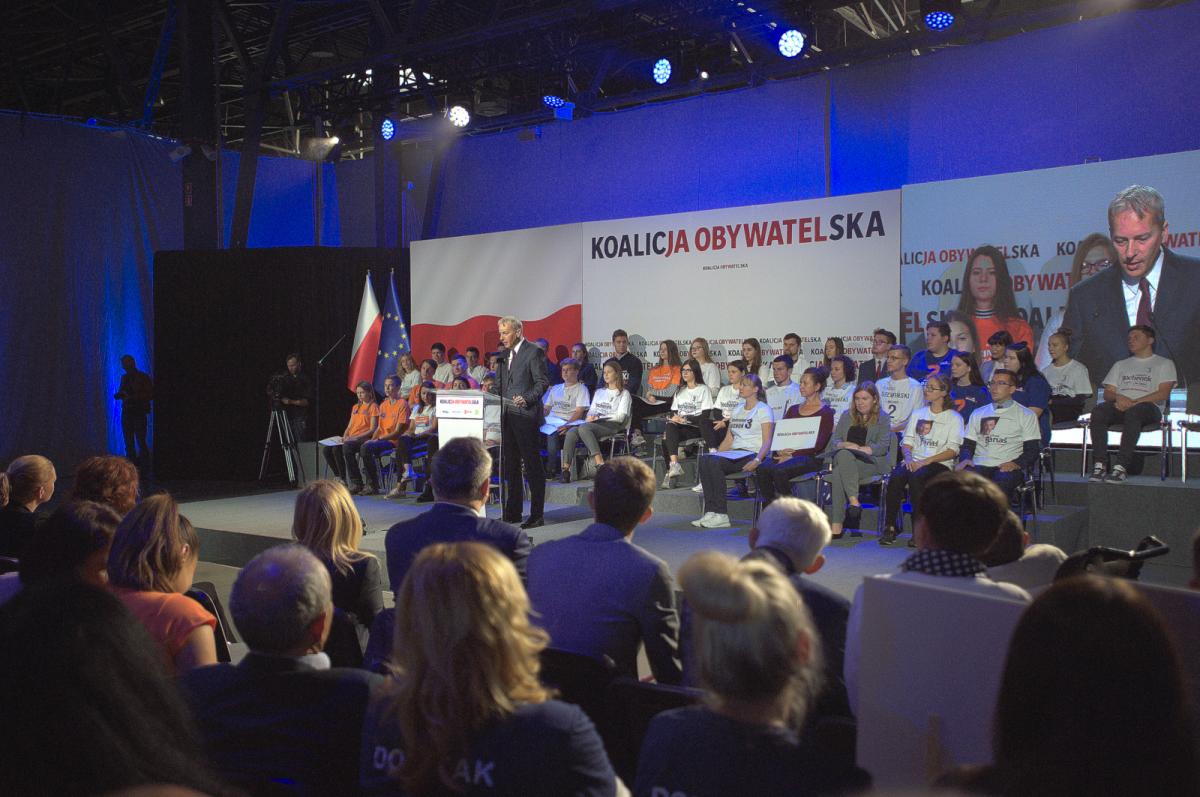 Konwencja wyborcza Koalicji Obywatelskiej w Sosnowcu