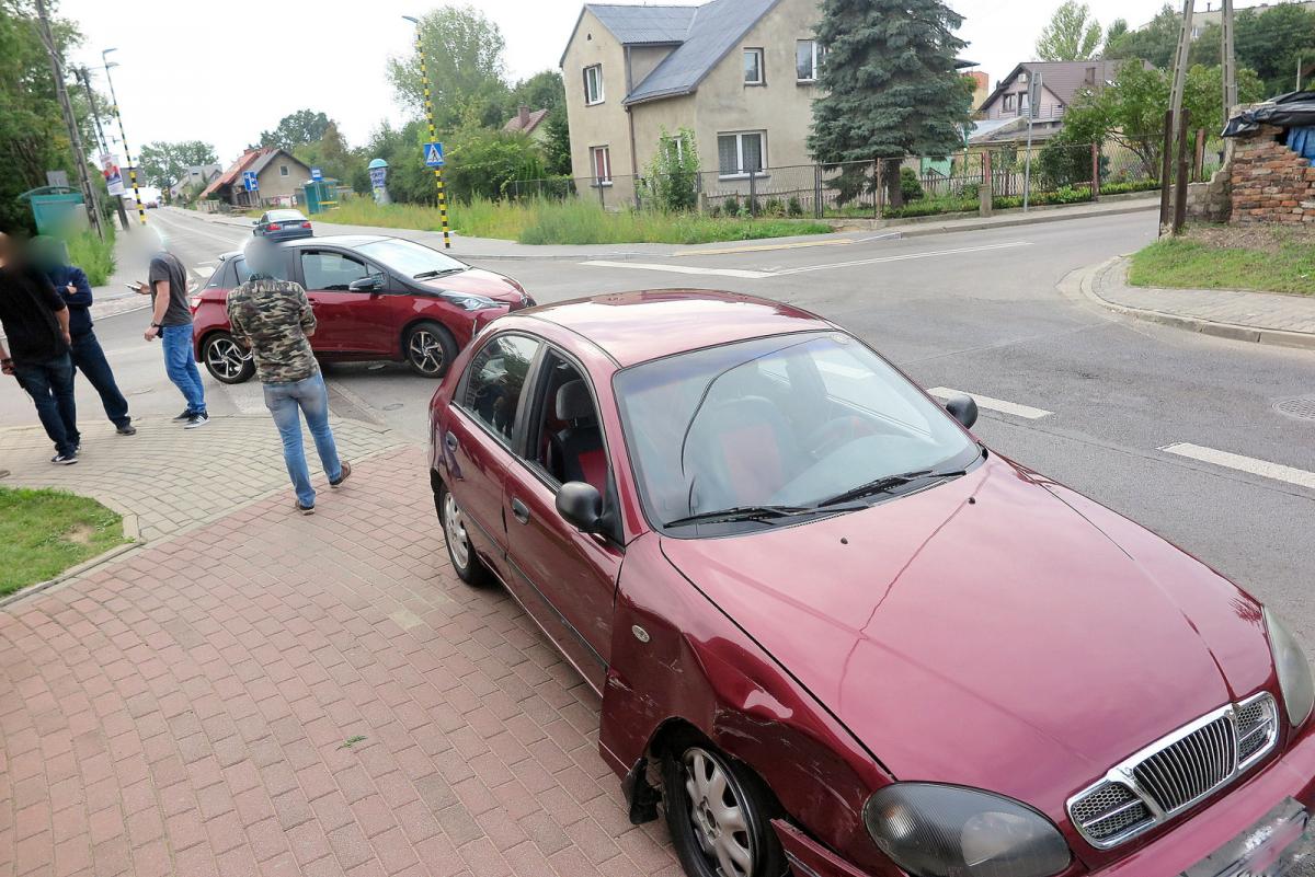 Kolizja na ul Św. Wojciecha 