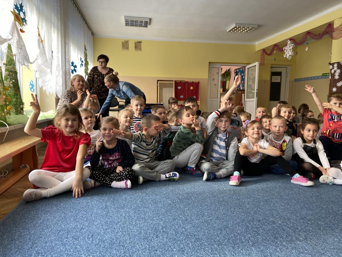 Góra Grosza od przedszkolaków dla WOŚP