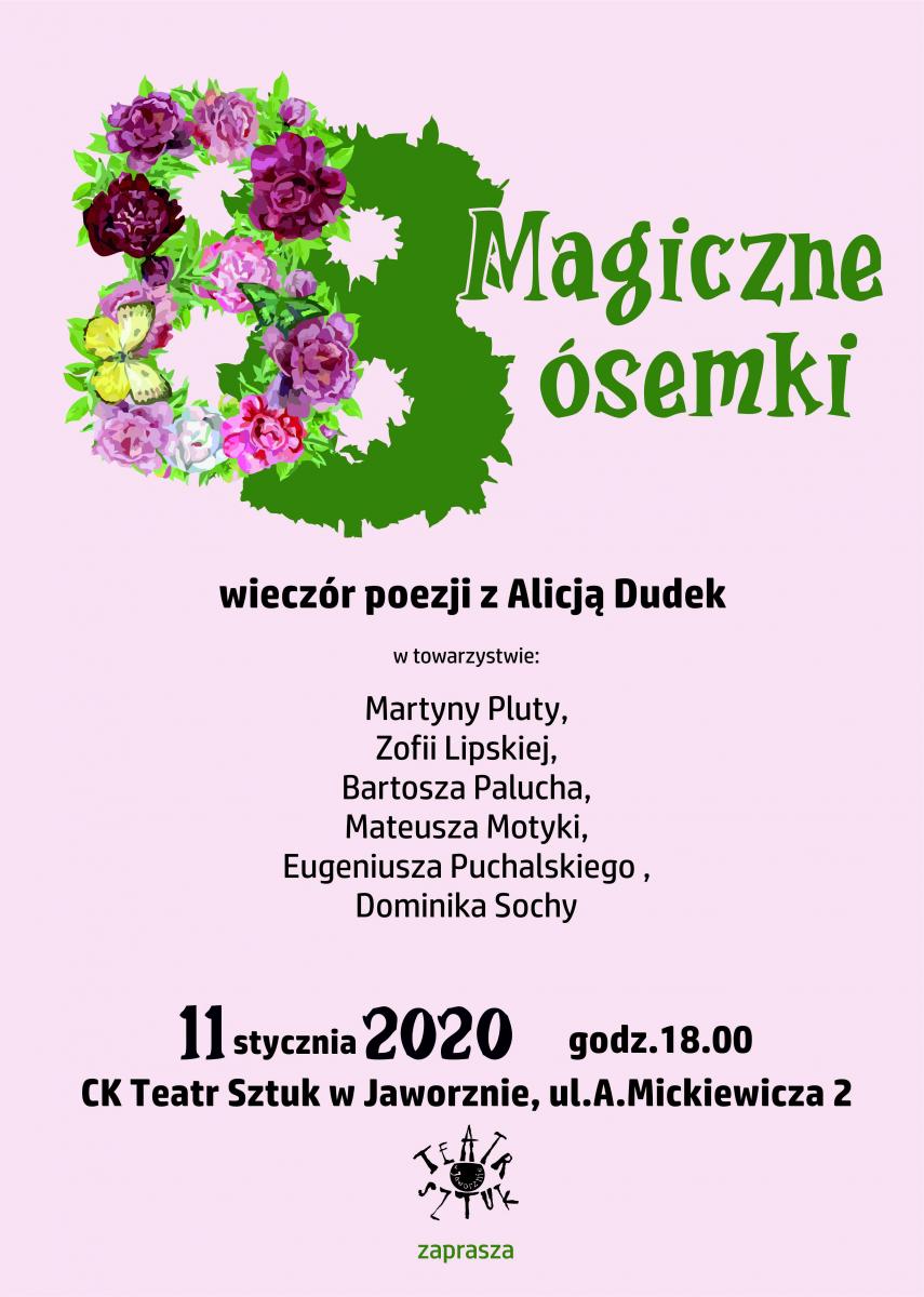 Teatr Sztuk zaprasza na wieczór z poezją Alicji Dudek