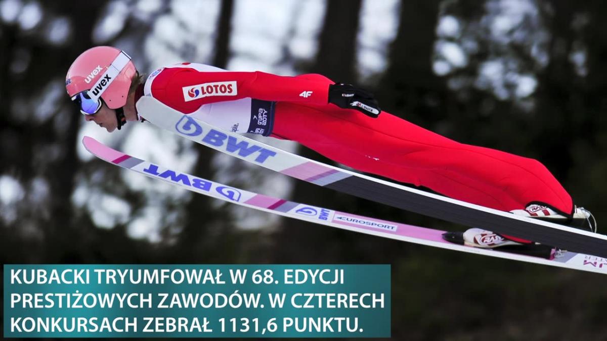 Dawid Kubacki zwycięzcą Turnieju Czterech Skoczni