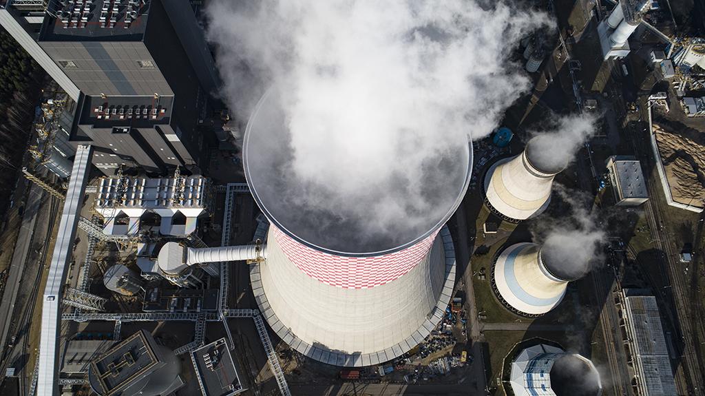Elektrownia Jaworzno, blok 910 MW po pierwszej synchronizacji
