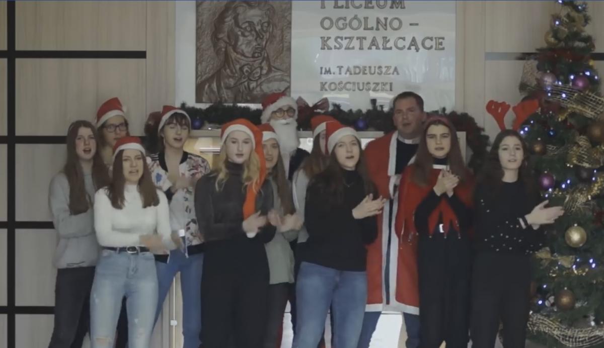 Świąteczne życzenia uczniów LO nr 1