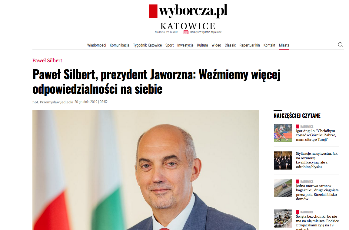 Paweł Silbert o planach na 2020 rok oraz o 30-leciu odrodzenia samorządności