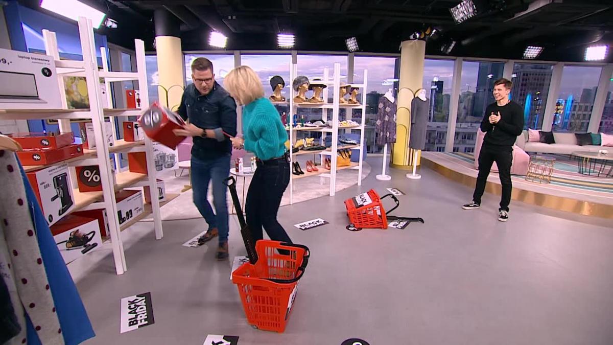 Filip Chajzer i Gosia Ohme w sklepowej wojnie na wyprzedaży BLACK FRIDAY